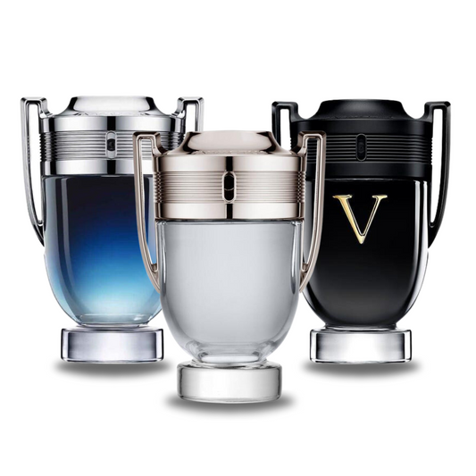 Zestaw promocyjny 3 perfum: Paco Rabanne INVICTUS LEGEND, INVICTUS y INVICTUS VICTORY 100ml