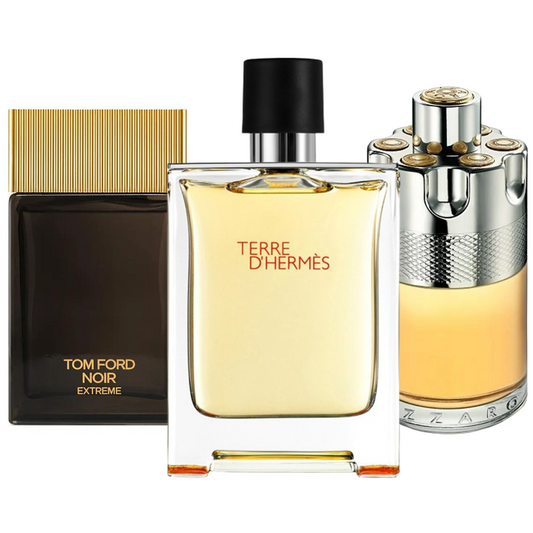Zestaw promocyjny 3 perfum: Terre de’Herme, Azzaro Wanted,yTom Ford Noir Extreme 100ml